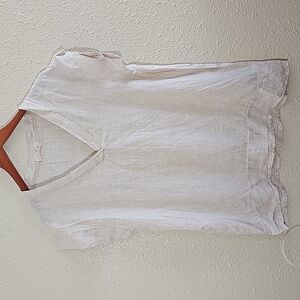 Sofia 100% Linen Blouse.